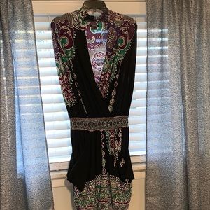 XOXO V neck with pockets dress size L